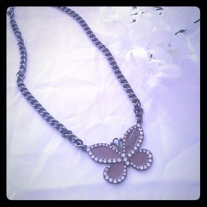 Guess Butterfly Necklace